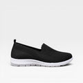 Women's Breathable Knit Slip On Trainers – Comfortable Walking Shoes