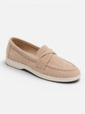 Women's Textured Moccasin – Lightweight Sole